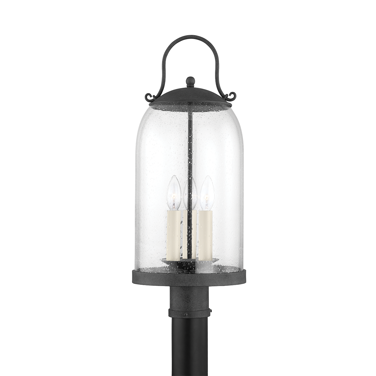 Troy Lighting Napa County Post Post Troy Lighting FRENCH IRON 9.5x9.5x24.25 