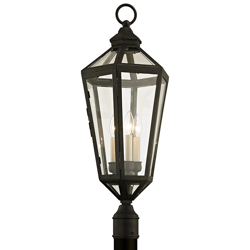 Troy Lighting Calabasas Post Pier & Post Mount Lights Troy Lighting VINTAGE BRONZE 11.5x11.5x29.5 