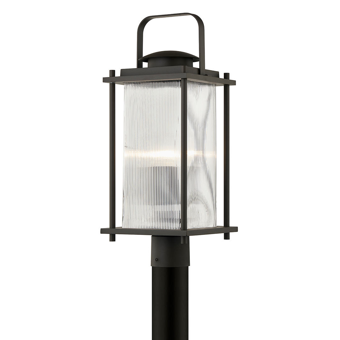 Troy Lighting James Bay Post Pier & Post Mount Lights Troy Lighting TEXTURED BRONZE 8.5x8.5x21.5 