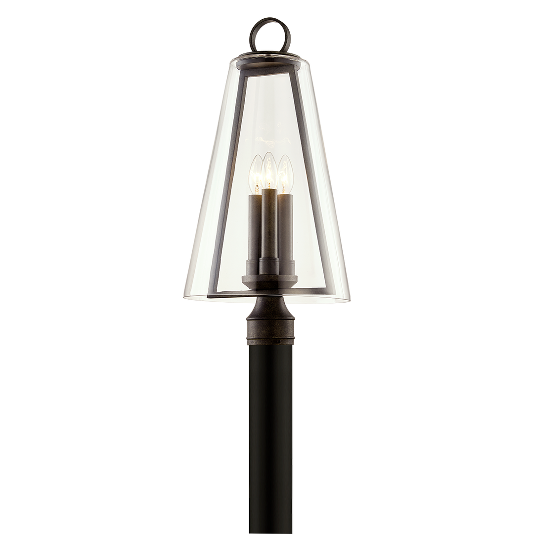 Troy Lighting Adamson Post Pier & Post Mount Lights Troy Lighting FRENCH IRON 12x12x23.75 