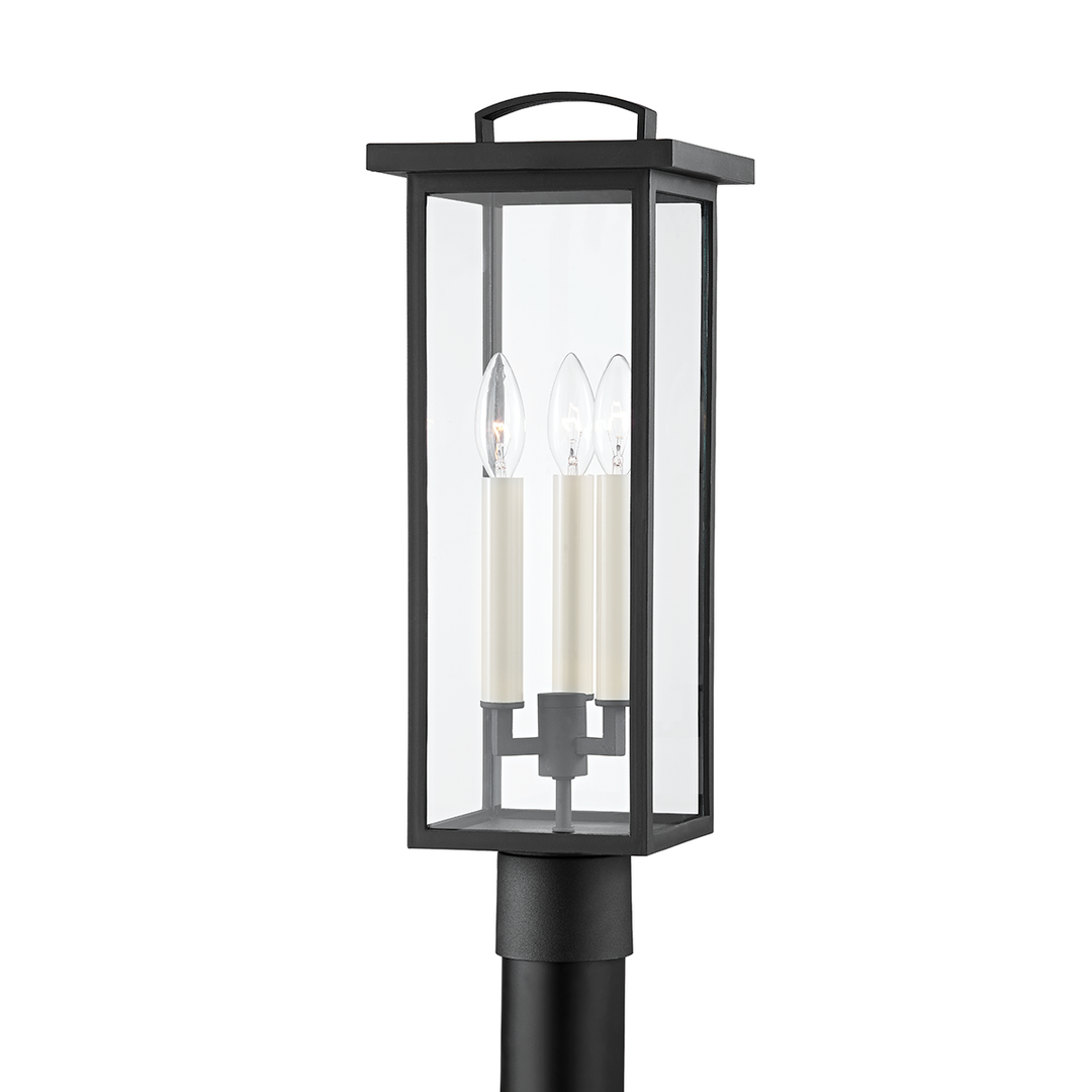 Troy Lighting Eden Post Pier & Post Mount Lights Troy Lighting TEXTURED BLACK 7.5x7.5x21 