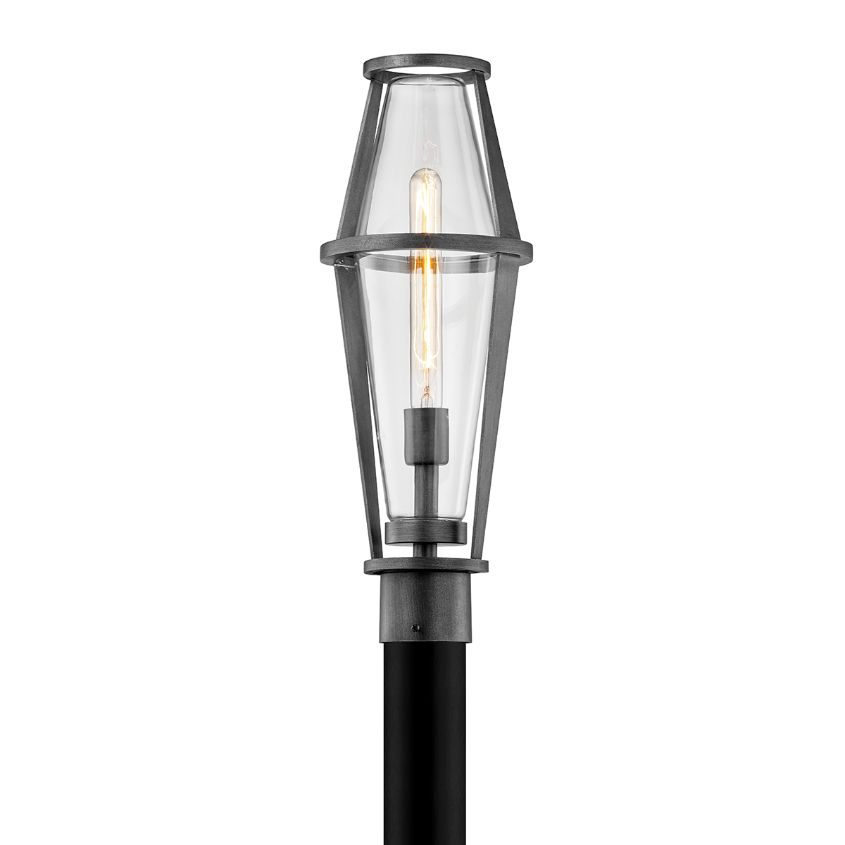 Troy Lighting Prospect Post Post Troy Lighting Graphite 7.5x7.5x20.75 