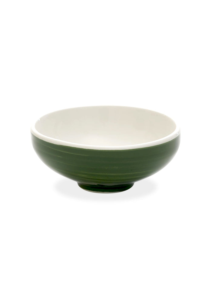 Zafferano America Pàtera Medium Bowl (Set of 6) Glassware citylgs.store Dot Pattern Green  