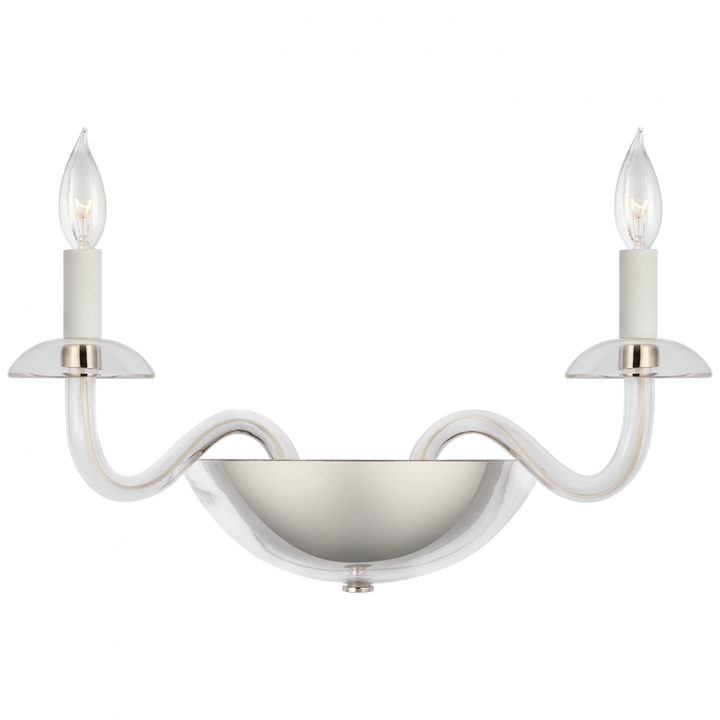 Visual Comfort & Co. Brigitte Small Double Sconce Wall Sconces Visual Comfort & Co.   