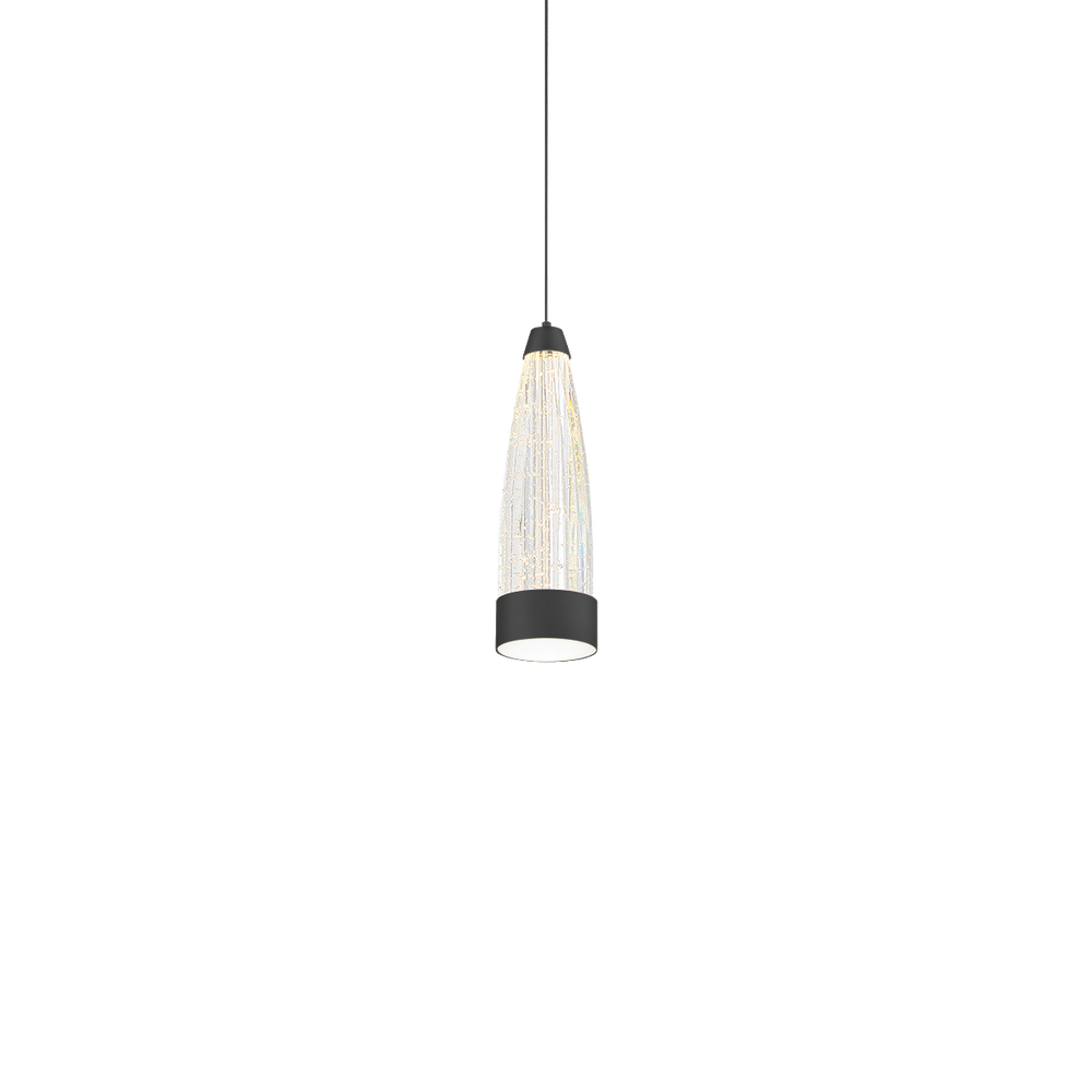 Modern Forms Mystic Mini Pendant Light Mini-Pendants Modern Forms Black 3.75x3.75x12 