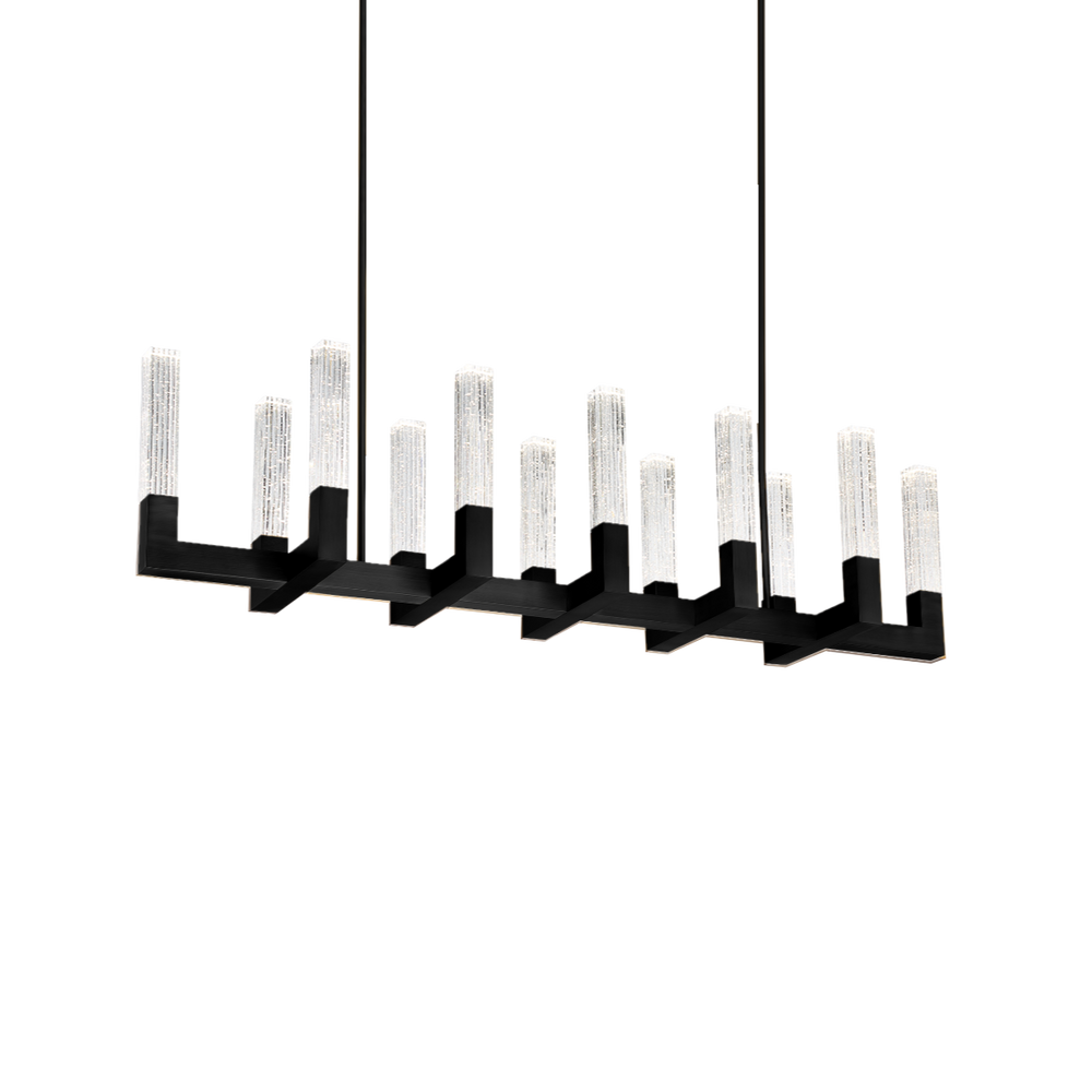 Modern Forms Cinema Linear Pendant Pendants Modern Forms Black 54x11.75x13 