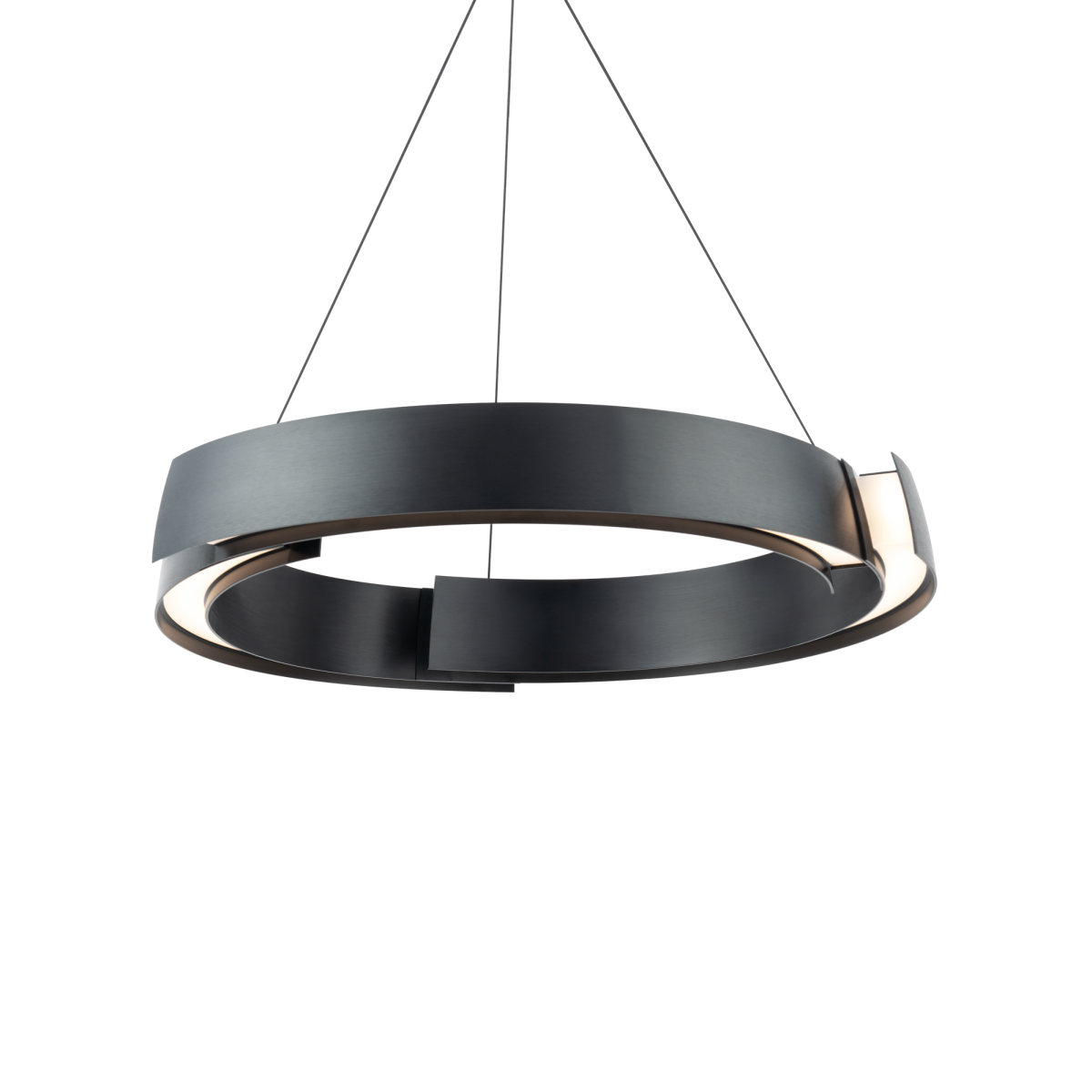 Modern Forms Battlestar Chandelier Light Chandeliers Modern Forms Black 28.25x28.25x3.5 