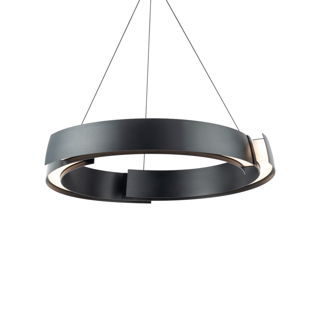 Modern Forms Battlestar Chandelier Light Chandeliers Modern Forms Black 28.25x28.25x3.5 