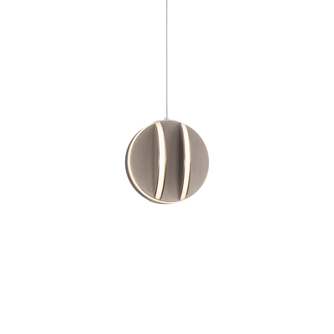 Modern Forms Carillion Mini Pendant Light Mini-Pendants Modern Forms Brushed Nickel 5.875x5.875x5.875 