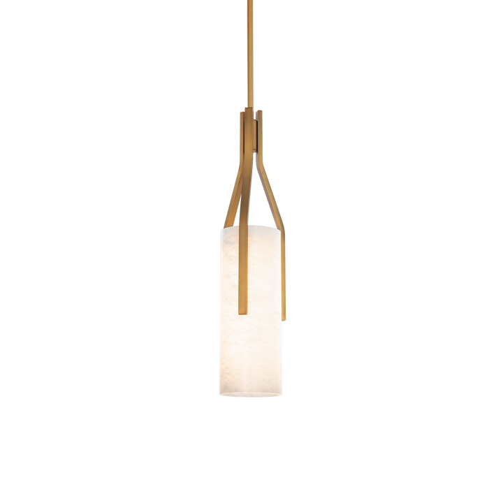 Modern Forms Firenze Mini Pendant Light Mini-Pendants Modern Forms Aged Brass 4.625x4.625x22 