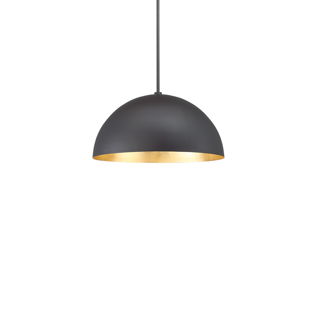 Modern Forms Yolo Dome Pendant Light Pendants Modern Forms Gold Leaf/Dark Bronze 19.63x19.63x10.25 