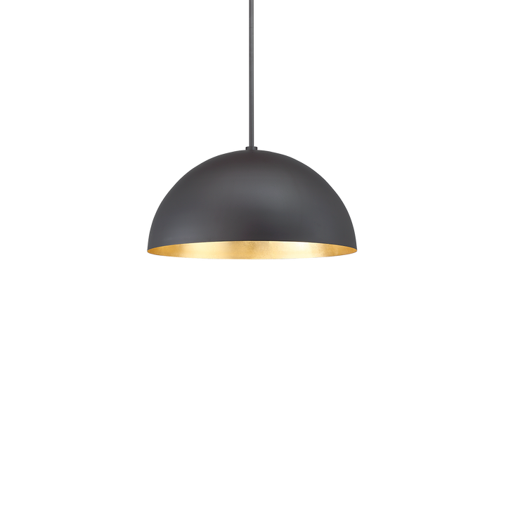 Modern Forms Yolo Dome Pendant Light Pendants Modern Forms Gold Leaf/Dark Bronze 19.63x19.63x10.25 