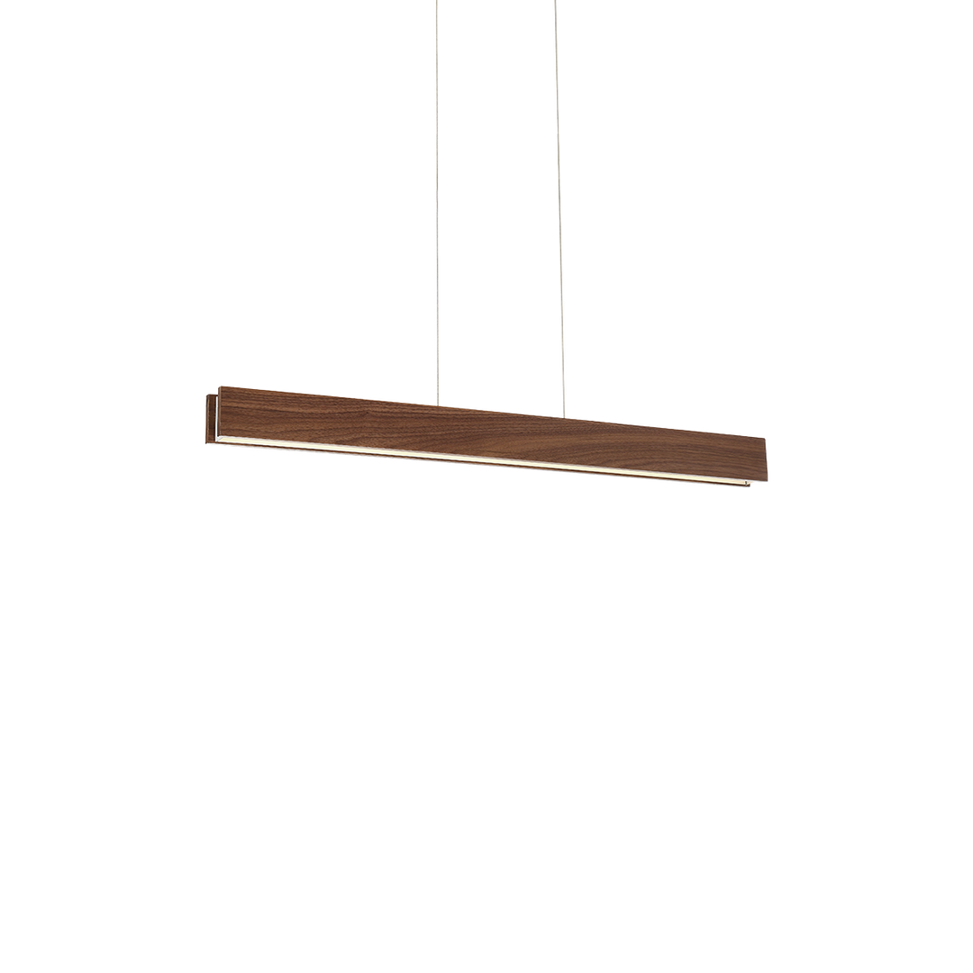 Modern Forms Drift Linear Pendant Pendants Modern Forms Dark Walnut 38x2x3 