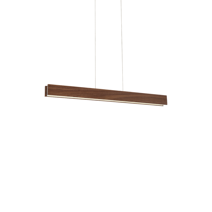 Modern Forms Drift Linear Pendant Pendants Modern Forms Dark Walnut 38x2x3 