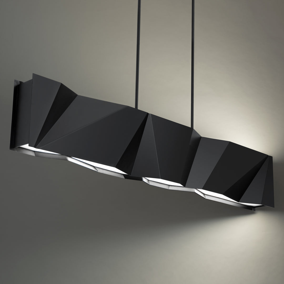 Modern Forms Intrasection Linear Pendant Pendants Modern Forms Black 56x4.375x10 