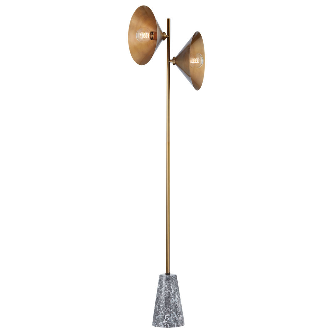 Troy Lighting Bash Floor Lamp Floor Lamps Troy Lighting PATINA BRASS 16.75x16.75x64 