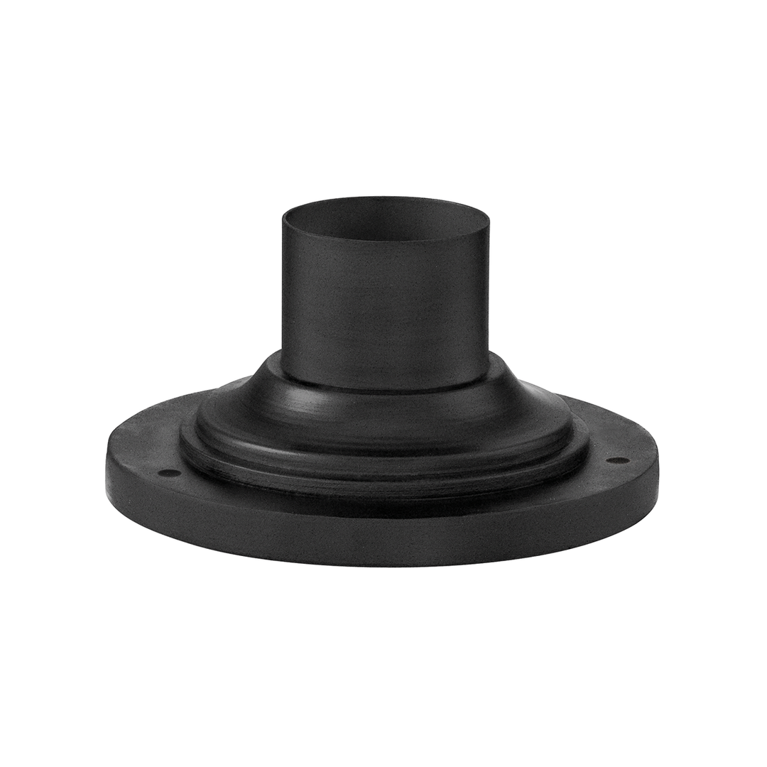 Troy Lighting Textured Black Round Pier Mount