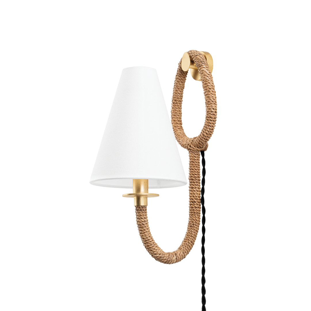 Troy Lighting DEAVER Plug-in Sconce Wall Sconces Troy Lighting   