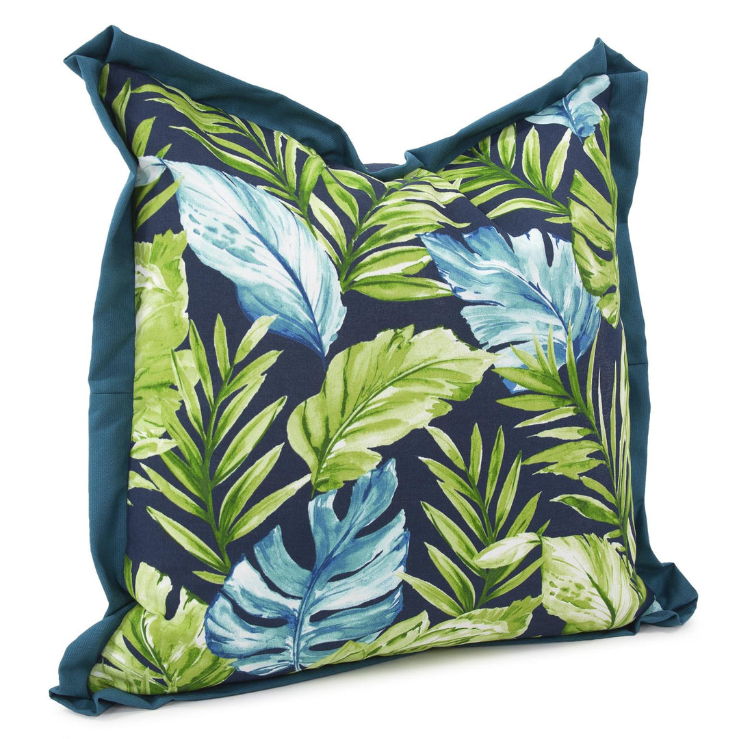 Howard Elliott Collection 20 x 20 Outdoor Pillow Cardoon Indigo - Poly Insert