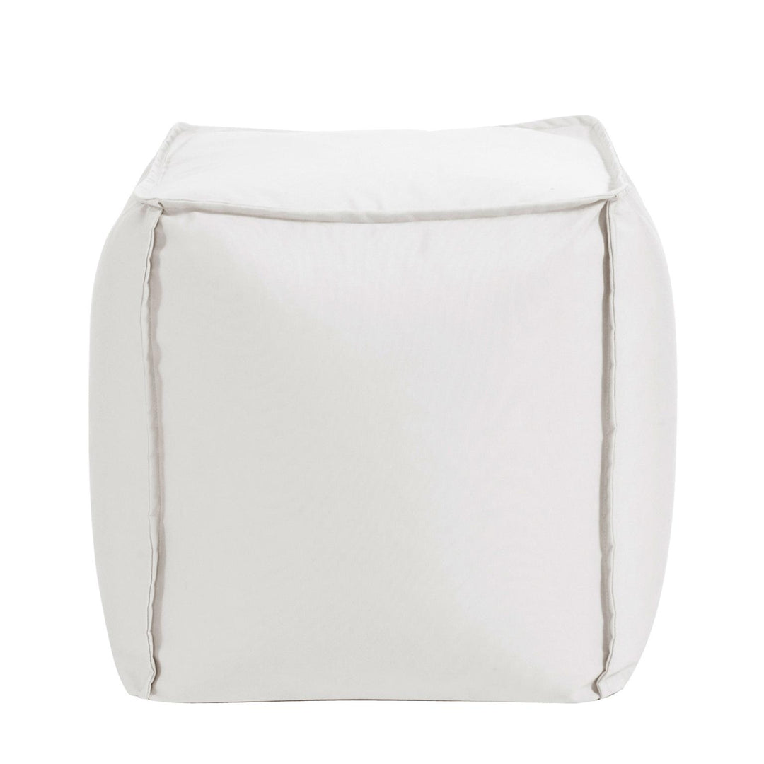 Howard Elliott Collection Square Pouf Seascape Natural Ottomans Howard Elliott Collection   