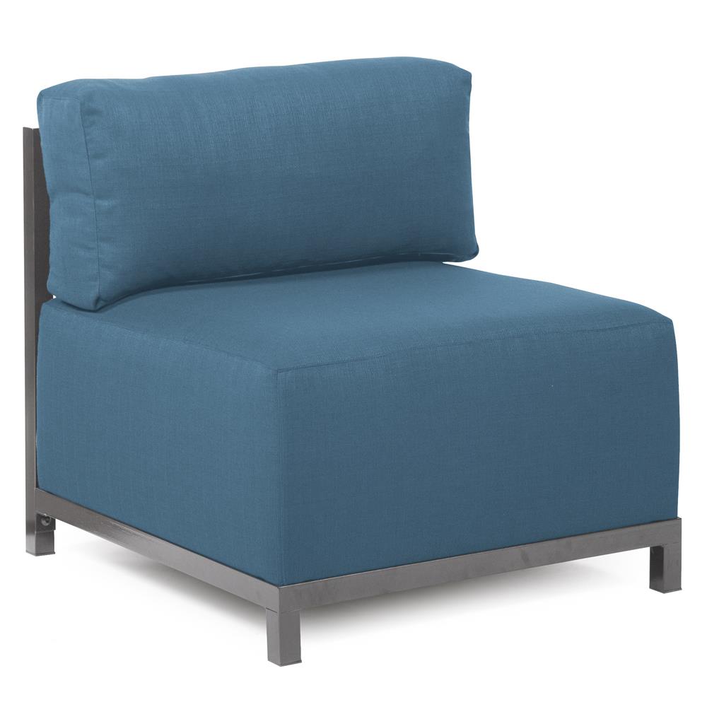 Howard Elliott Collection Axis Chair Seascape Turquoise Slipcover (Cover Only) Outdoor Living Howard Elliott Collection   