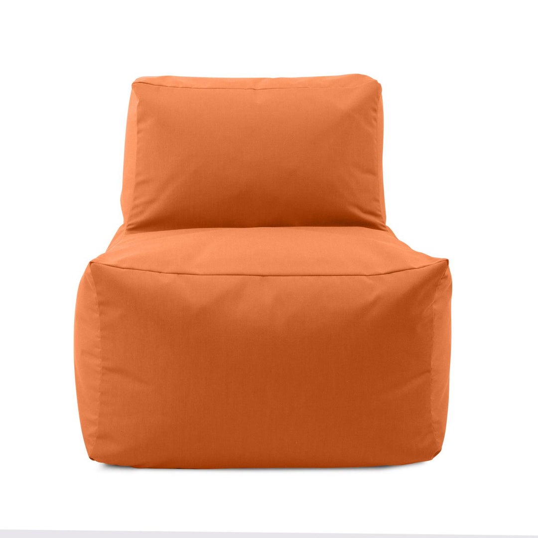 Howard Elliott Collection Outdoor Pouf Chair Cover, Seascape Canyon Ottomans Howard Elliott Collection   