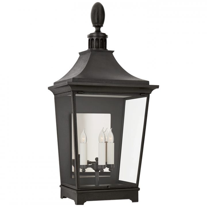 Visual Comfort & Co. Rosedale Classic Large 3/4 Wall Lantern