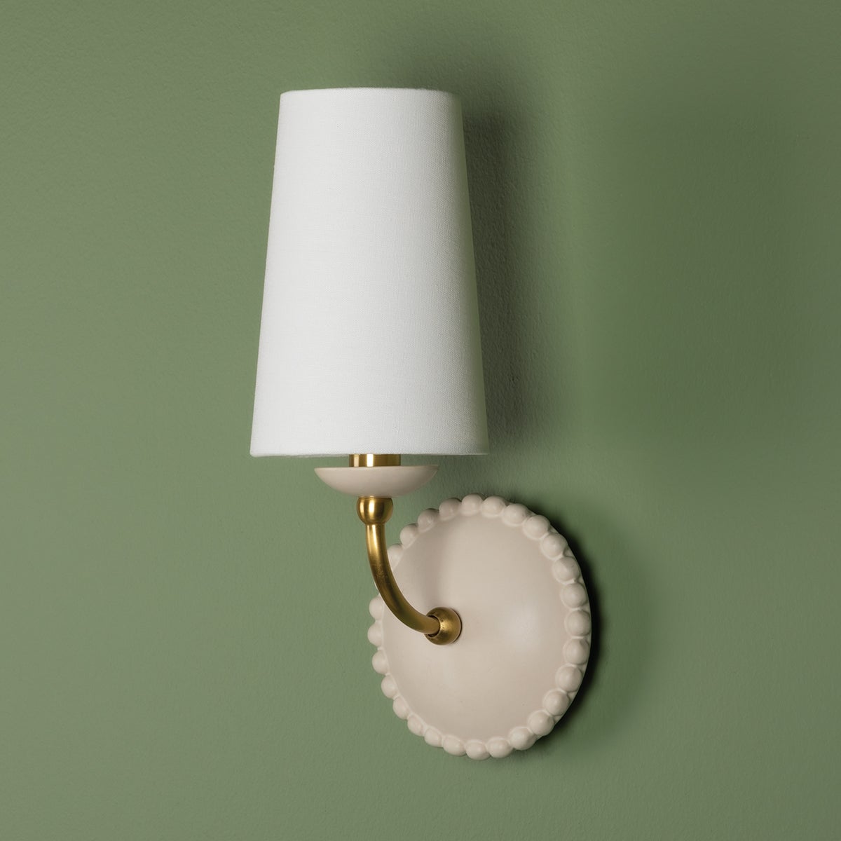 Mitzi Rhea Wall Sconce Wall Sconce Mitzi AGED BRASS/CERAMIC ANTIQUE IVORY  