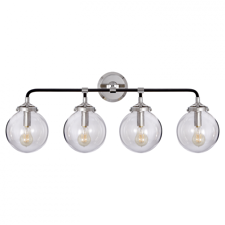 Visual Comfort & Co. Bistro Four Light Bath Sconce Vanity Lights Visual Comfort & Co.   