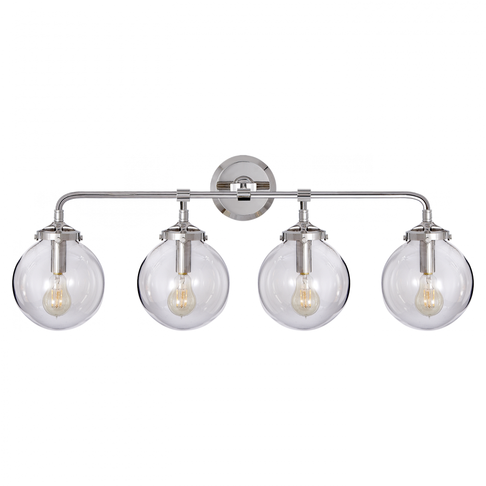 Visual Comfort & Co. Bistro Four Light Bath Sconce Vanity Lights Visual Comfort & Co.   