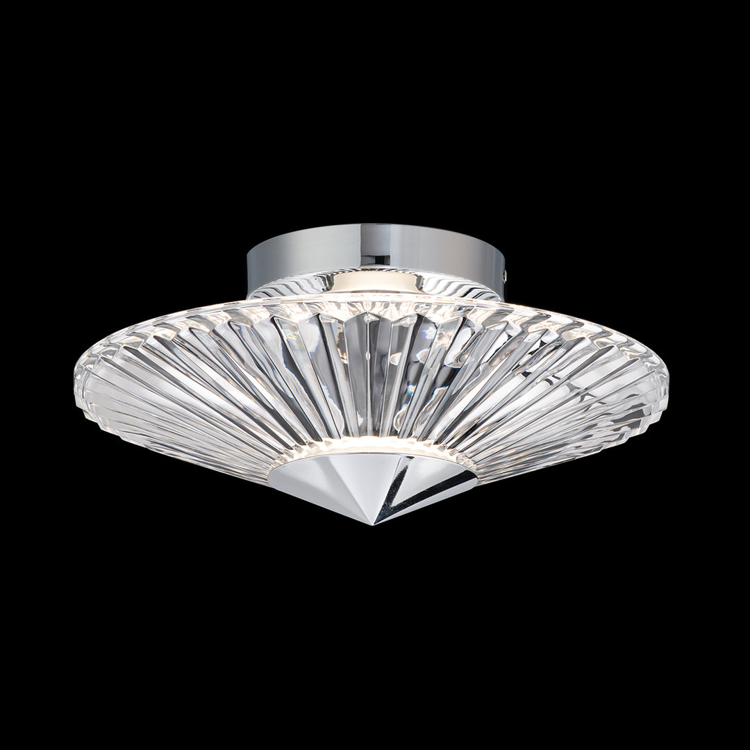 Schonbek® Origami Flush Mount S7212-702H | OS Ceiling Flush Mounts citylgs.store 12x12x5.5 Polished Chrome HERITAGE Heritage Crystal