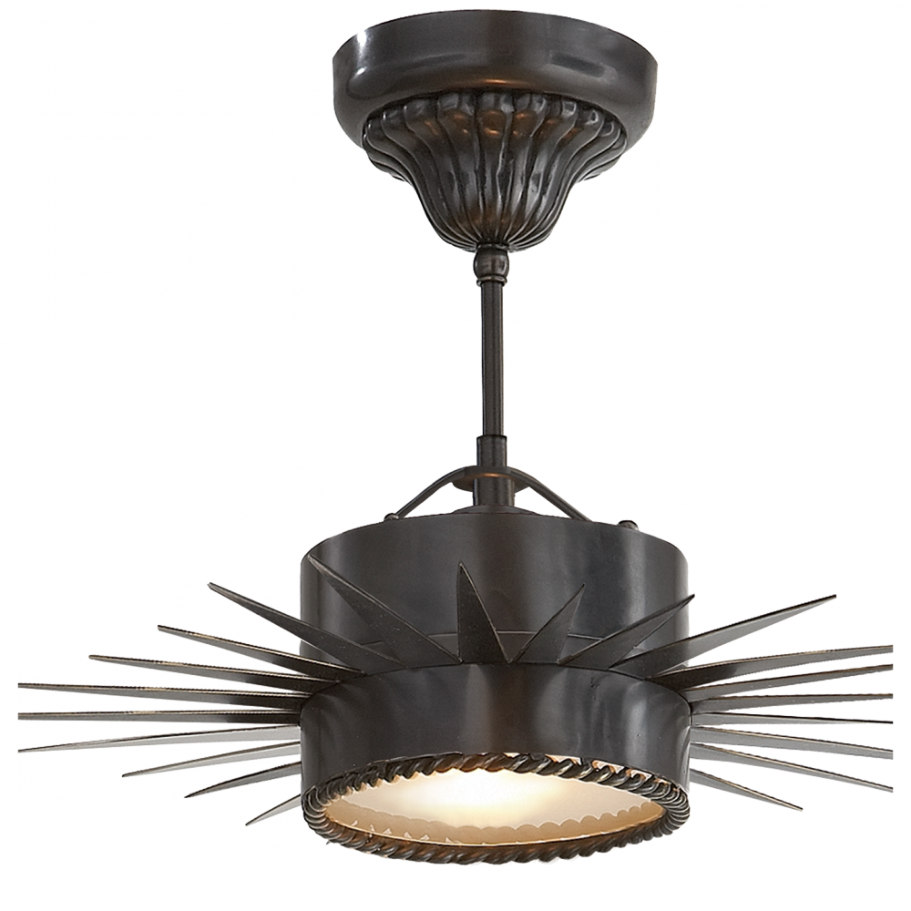 Visual Comfort & Co. Soleil Small Semi-Flush Ceiling Flush Mounts Visual Comfort & Co.   