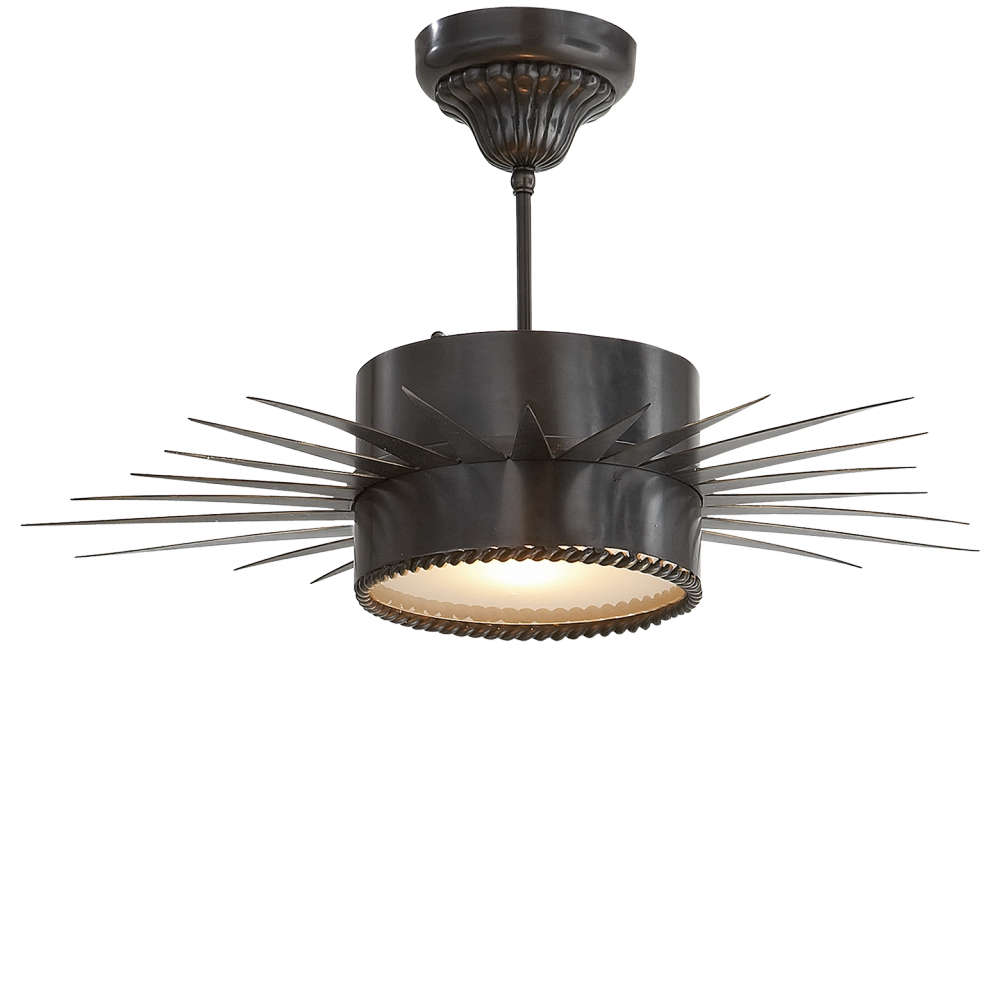 Visual Comfort & Co. Soleil Medium Semi-Flush Ceiling Lights Visual Comfort & Co.   