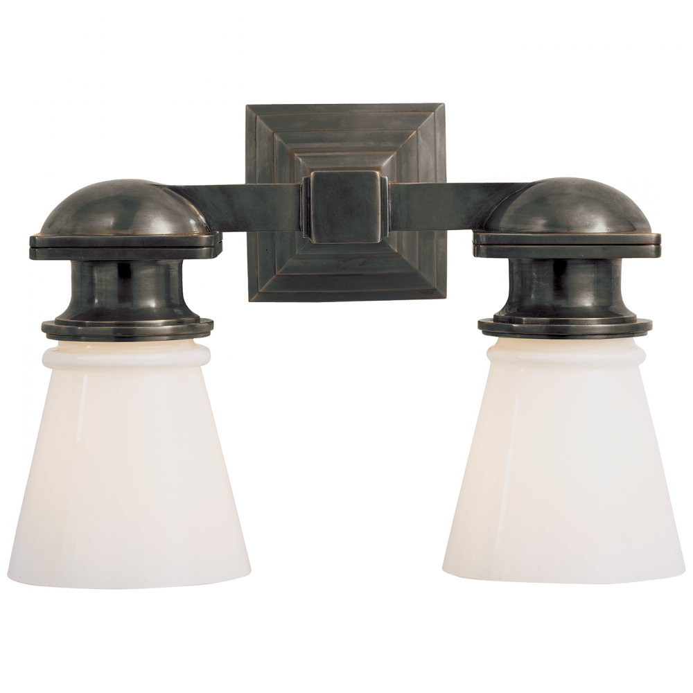 Visual Comfort & Co. New York Subway Double Light Wall Lights Visual Comfort & Co.   