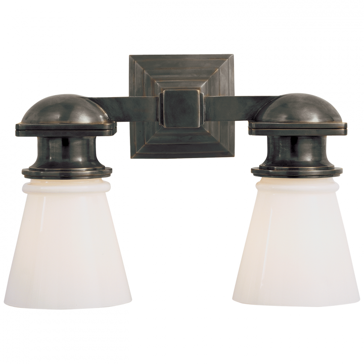 Visual Comfort & Co. New York Subway Double Light Wall Sconces Visual Comfort & Co.   