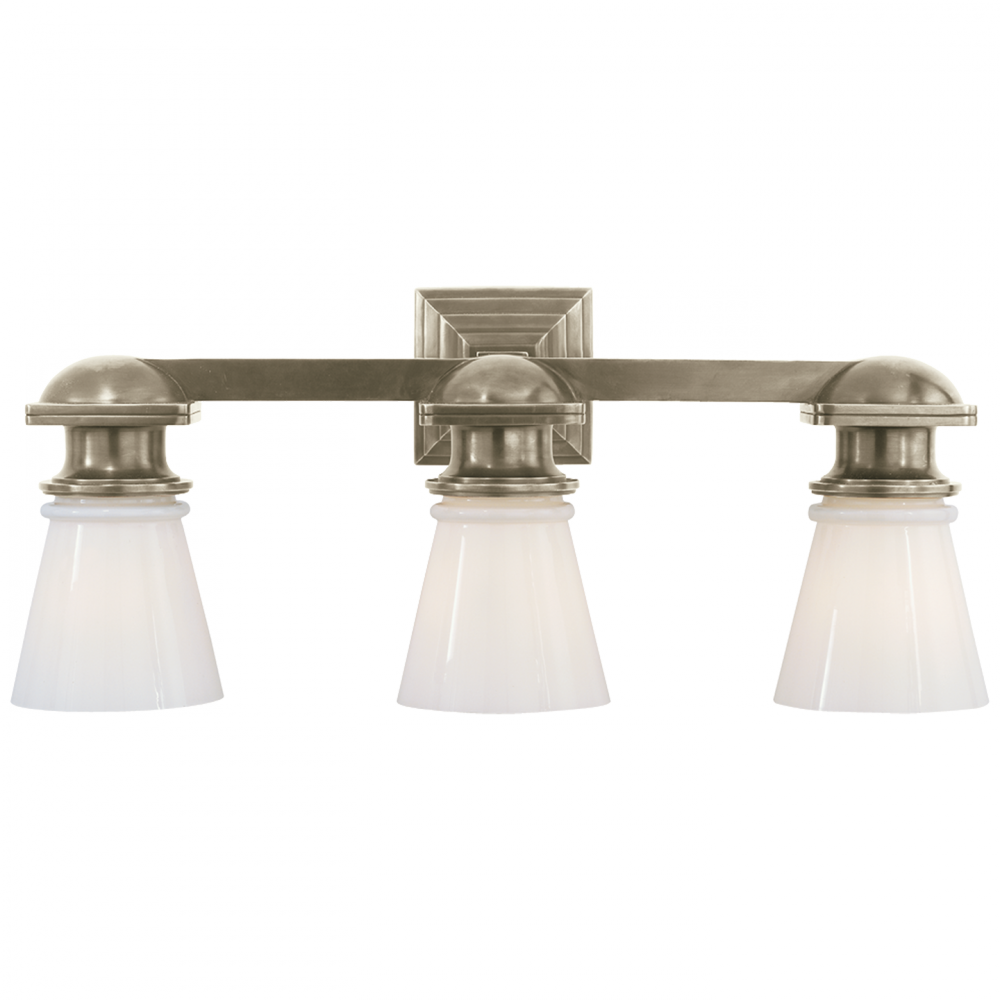 Visual Comfort & Co. New York Subway Triple Light Wall Sconces Visual Comfort & Co.   