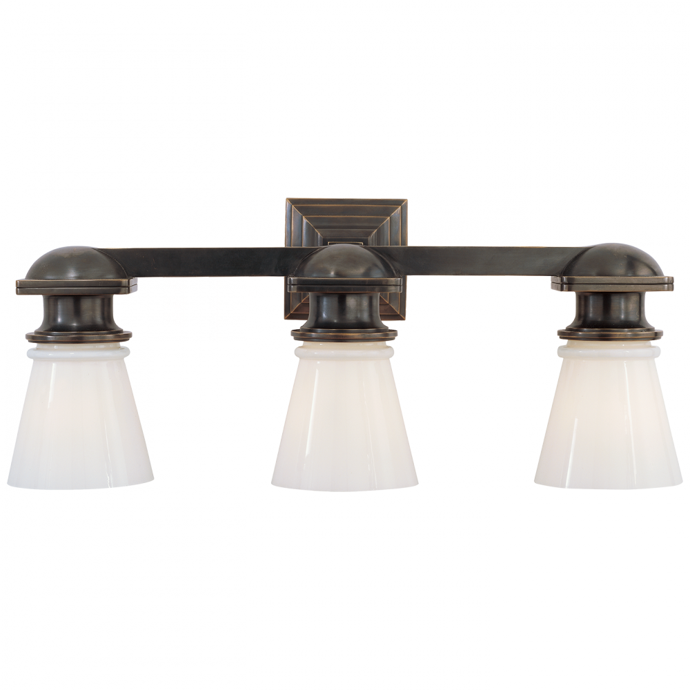 Visual Comfort & Co. New York Subway Triple Light Wall Lights Visual Comfort & Co.   