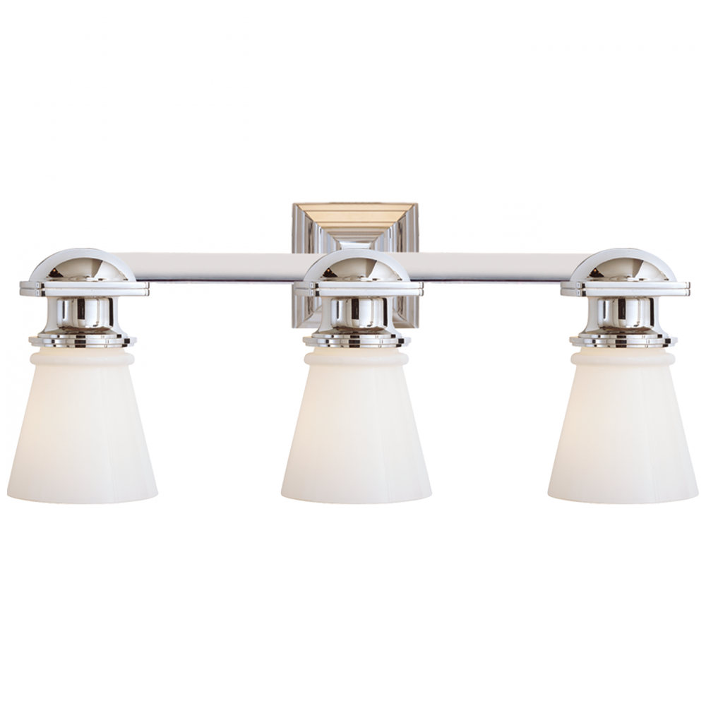 Visual Comfort & Co. New York Subway Triple Light Wall Sconces Visual Comfort & Co.   