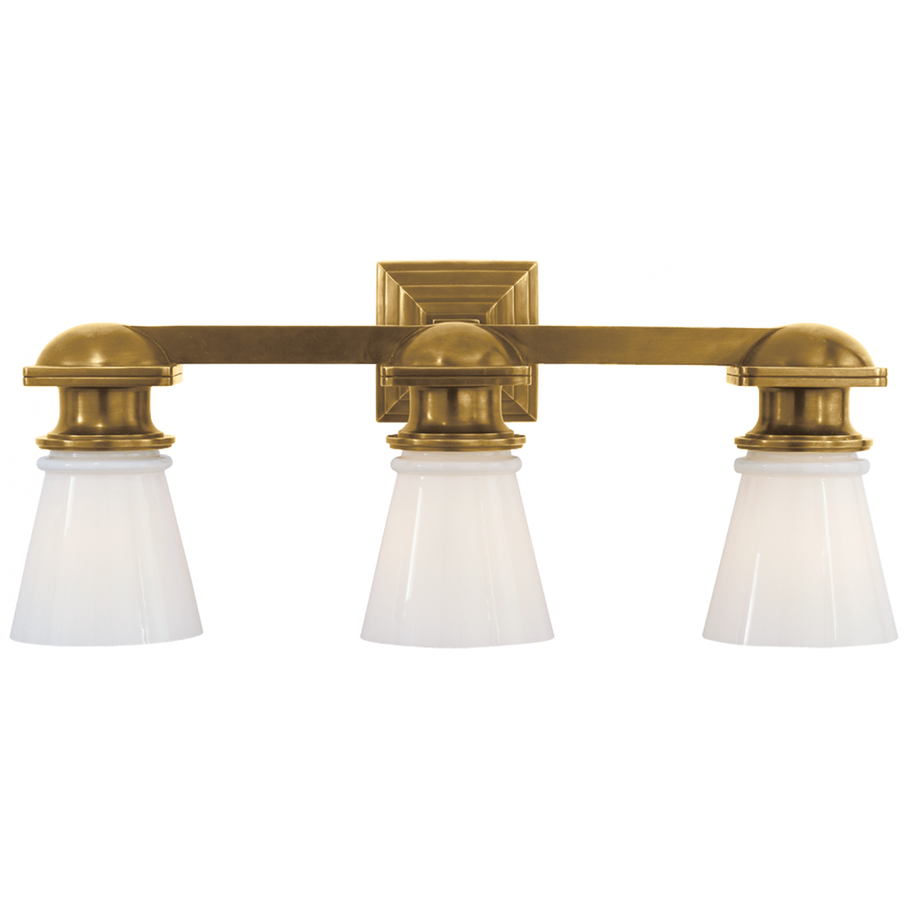 Visual Comfort & Co. New York Subway Triple Light Wall Lights Visual Comfort & Co.   