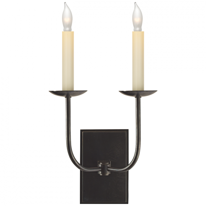 Visual Comfort & Co. TT Double Sconce Wall Sconces Visual Comfort & Co.   