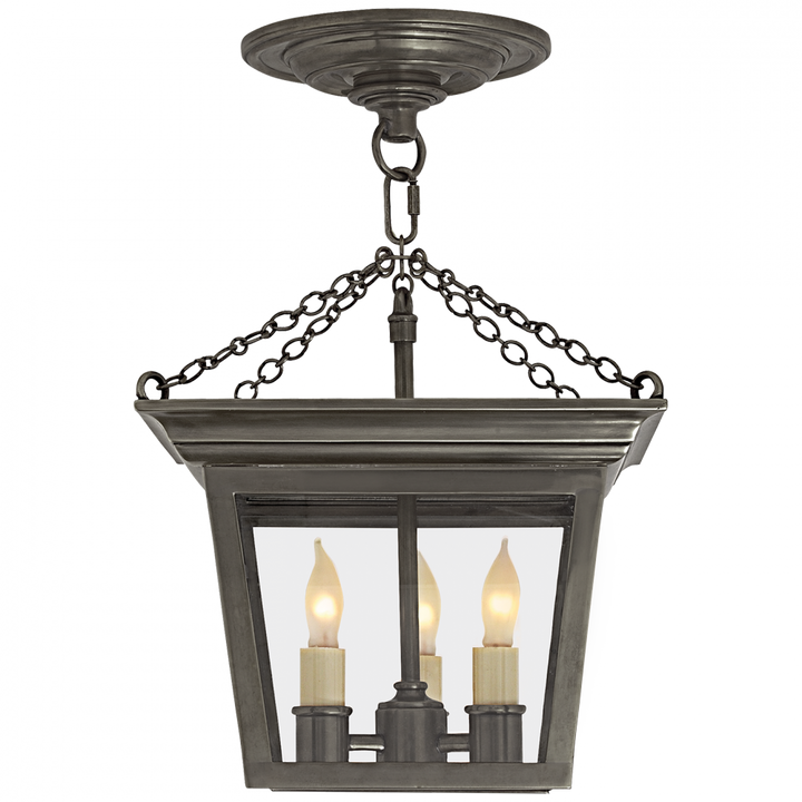 Visual Comfort & Co. Cornice Semi-Flush Lantern Pendants Visual Comfort & Co.   