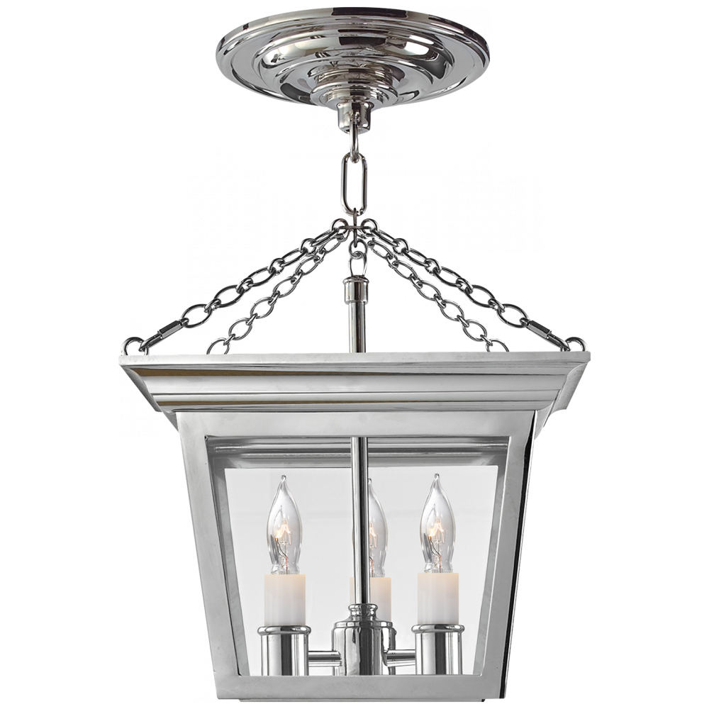 Visual Comfort & Co. Cornice Semi-Flush Lantern Ceiling Lights Visual Comfort & Co.   