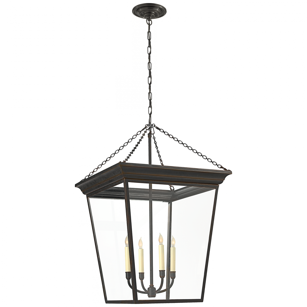 Visual Comfort & Co. Cornice Large Lantern Ceiling Lights Visual Comfort & Co.   