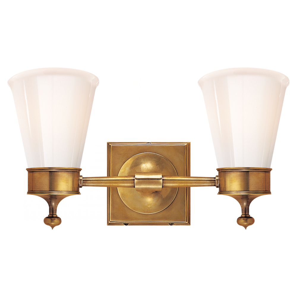 Visual Comfort & Co. Siena Double Sconce Wall Sconces Visual Comfort & Co.   