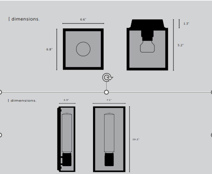 Buster + Punch Caged Wet / Wall Outdoor Wall Lights Buster + Punch   