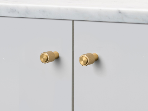 Buster + Punch Furniture Knob / Cast Cabinet Hardware Buster + Punch Brass  