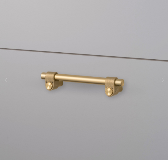 Buster + Punch Pull Bar / Cast Cabinet Hardware Buster + Punch Small Brass 