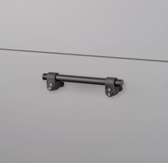 Buster + Punch Pull Bar / Cast Cabinet Hardware Buster + Punch Small Gun Metal 