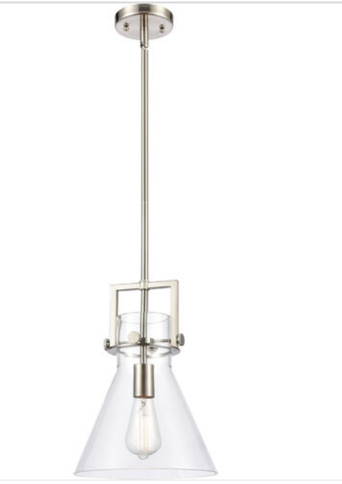 Innovations Lighting Newton 1 Light 10 inch Brushed Satin Nickel Mini Pendant l Open Box