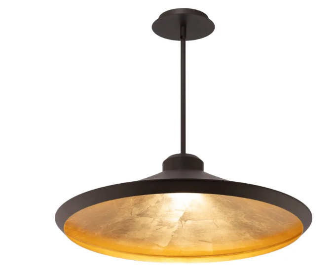 Modern Forms Alfa Pendant Light Pendant Modern Forms Gold Leaf/Bronze 23.75x23.75x7.625 